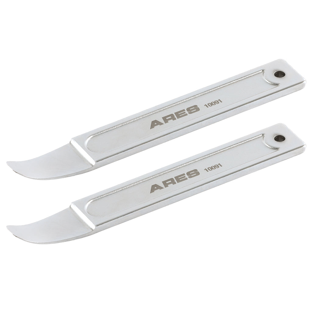 ARES 10092 - 2-Piece Compact Panel / Trim Wedge Metal Prybar Tool Set