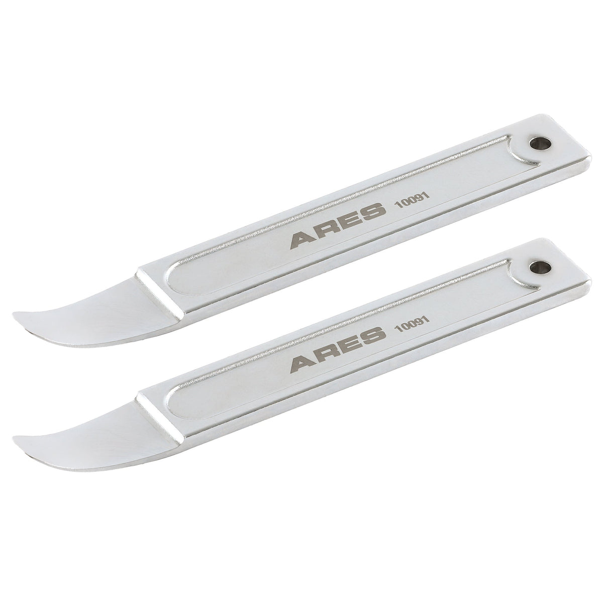 ARES 10092 - 2-Piece Compact Panel / Trim Wedge Metal Prybar Tool Set