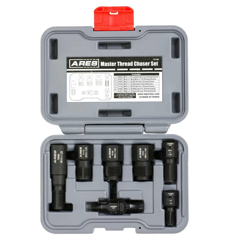ARES 10100 - 7-Piece Master Thread Chaser Set