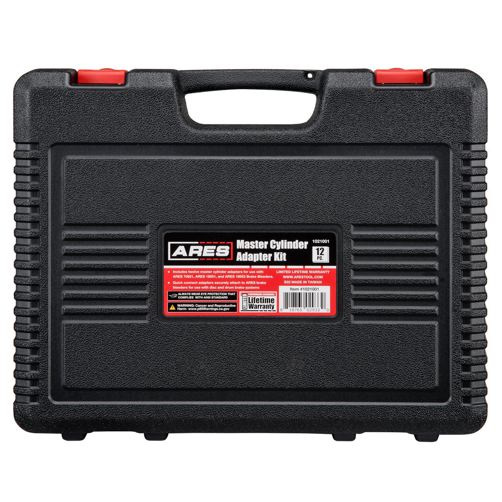ARES 1021001 - 12-Piece Master Cylinder Bleeder Kit