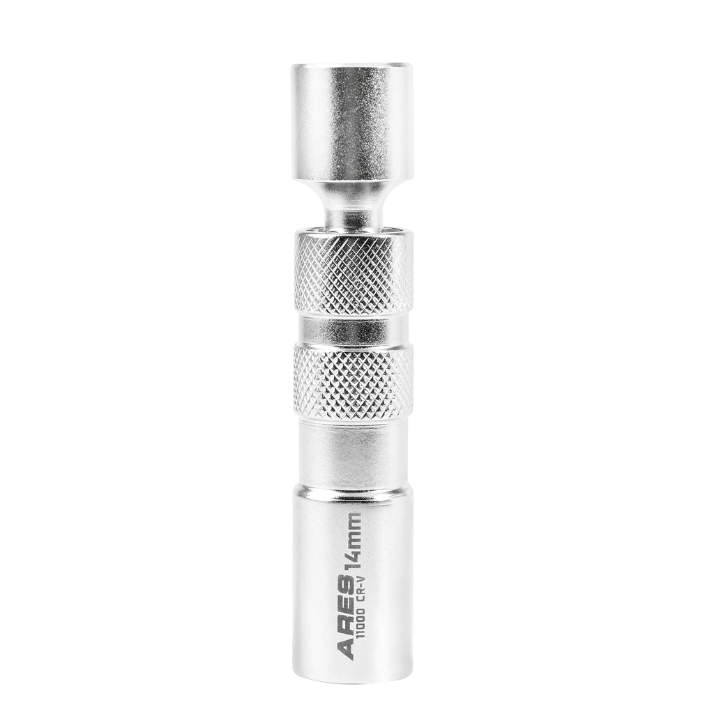 ARES 11000 - 14mm Thin Wall Magnetic Swivel Spark Plug Socket