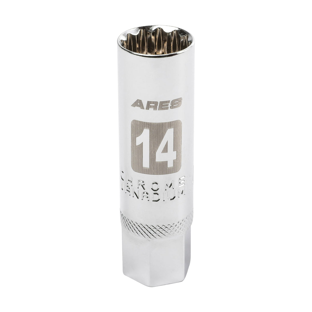 ARES 11017 - 14mm 3/8-inch Drive Thin Wall Magnetic Spark Plug Socket