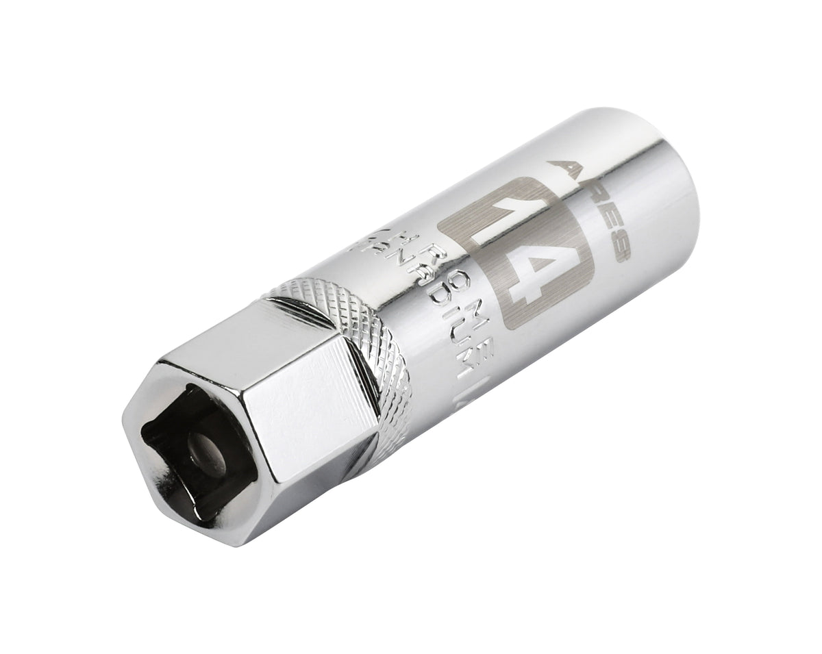 ARES 11017 - 14mm 3/8-inch Drive Thin Wall Magnetic Spark Plug Socket
