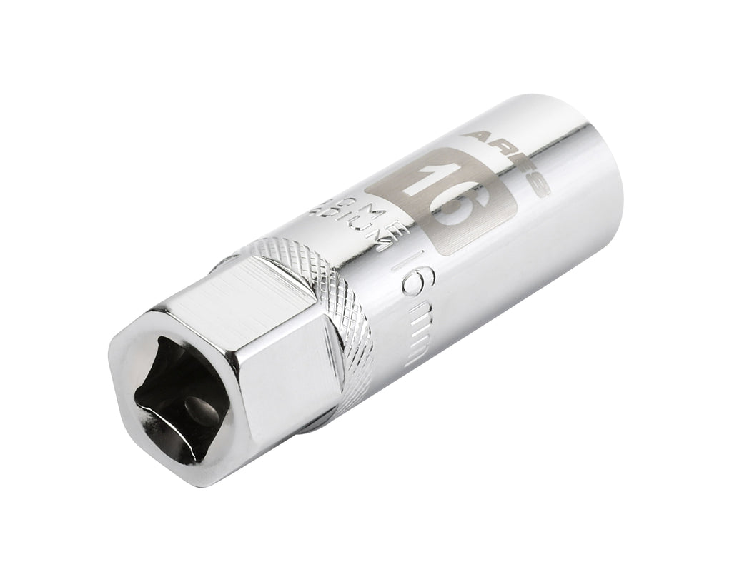 ARES 11018 - 16mm 3/8-inch Drive Thin Wall Magnetic Spark Plug Socket
