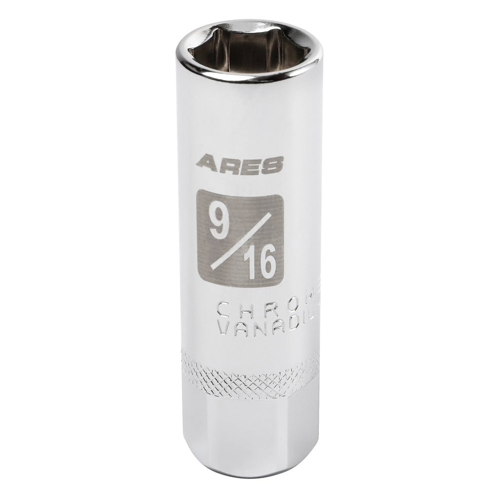 ARES 11021 - 9/16-inch 3/8-inch Drive Magnetic Spark Plug Socket