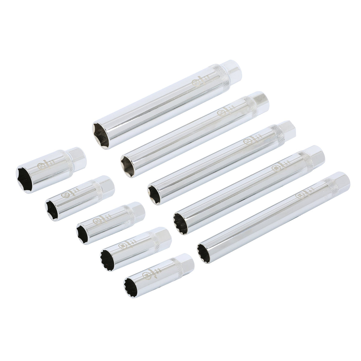 ARES 11025 - 10-Piece Extra Deep and Standard Length Spark Plug Socket Set
