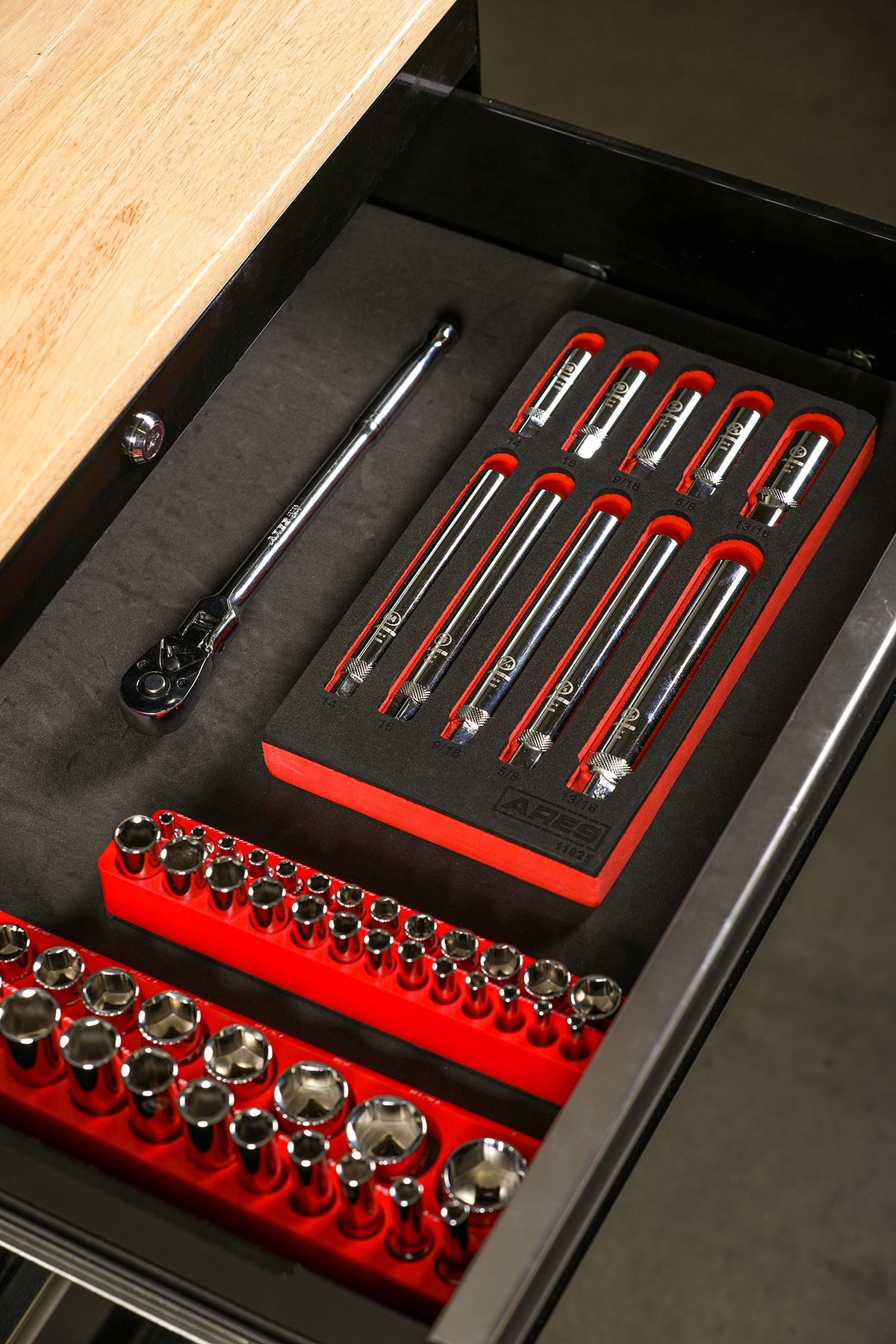 ARES 11025 - 10-Piece Extra Deep and Standard Length Spark Plug Socket Set