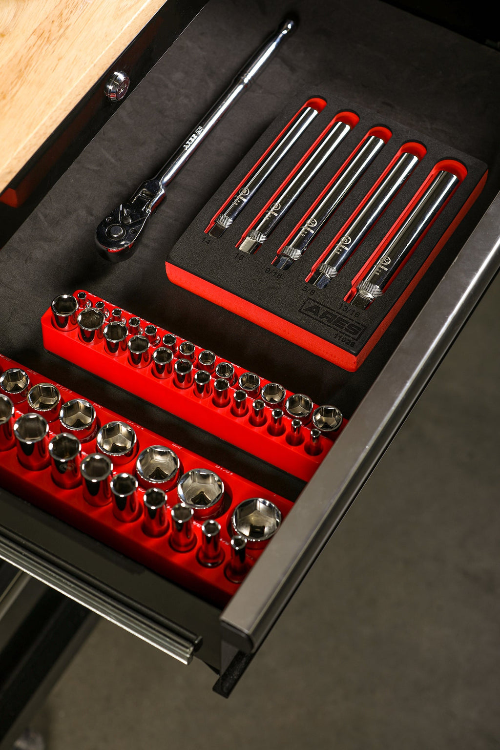 ARES 11026 - 5-Piece Extra Deep Spark Plug Socket Set