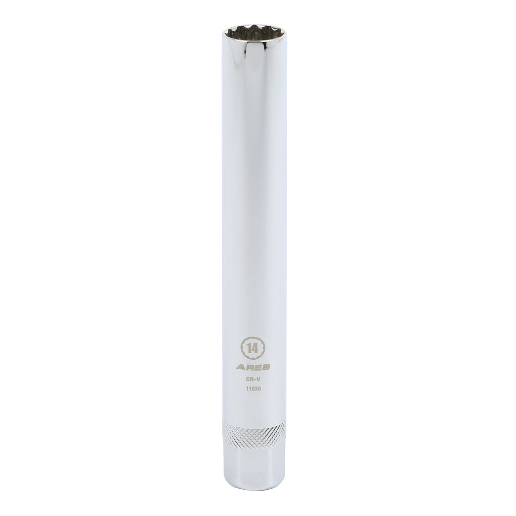 ARES 11030 - Extra Deep 14mm Thin Wall Spark Plug Socket