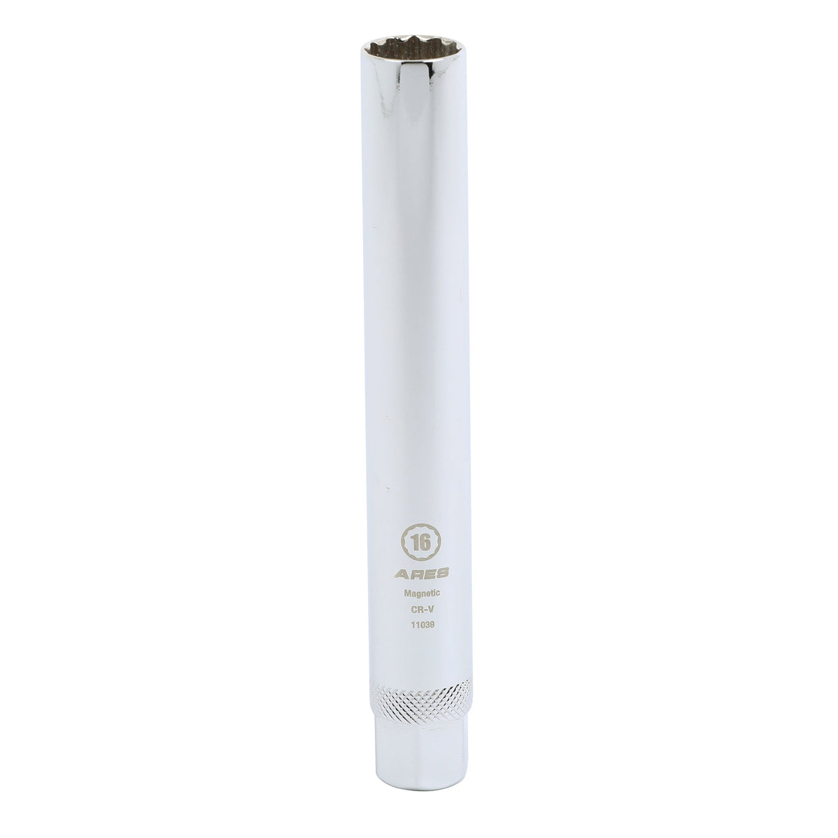 ARES 11039 - Extra Deep 16mm Thin Wall Magnetic Spark Plug Socket