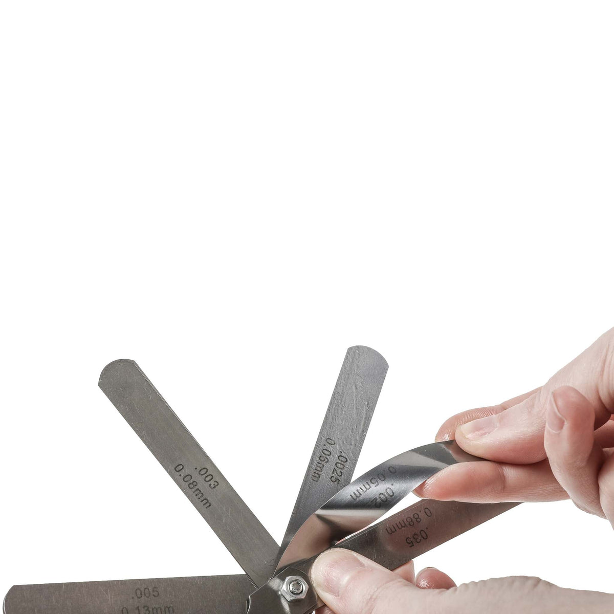 ARES 11043 - 2-Piece Straight Feeler Gauge & Offset Feeler Gauge Set