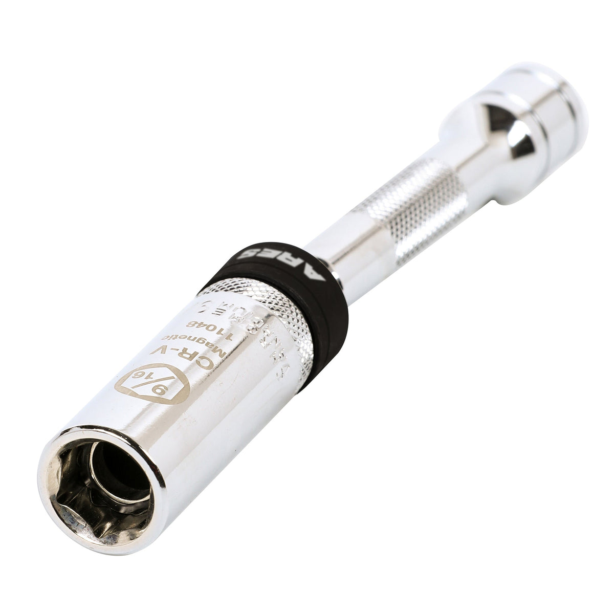 ARES 11048 - 3/8-Inch Drive by 9/16-Inch Magnetic Swivel Spark Plug Socket