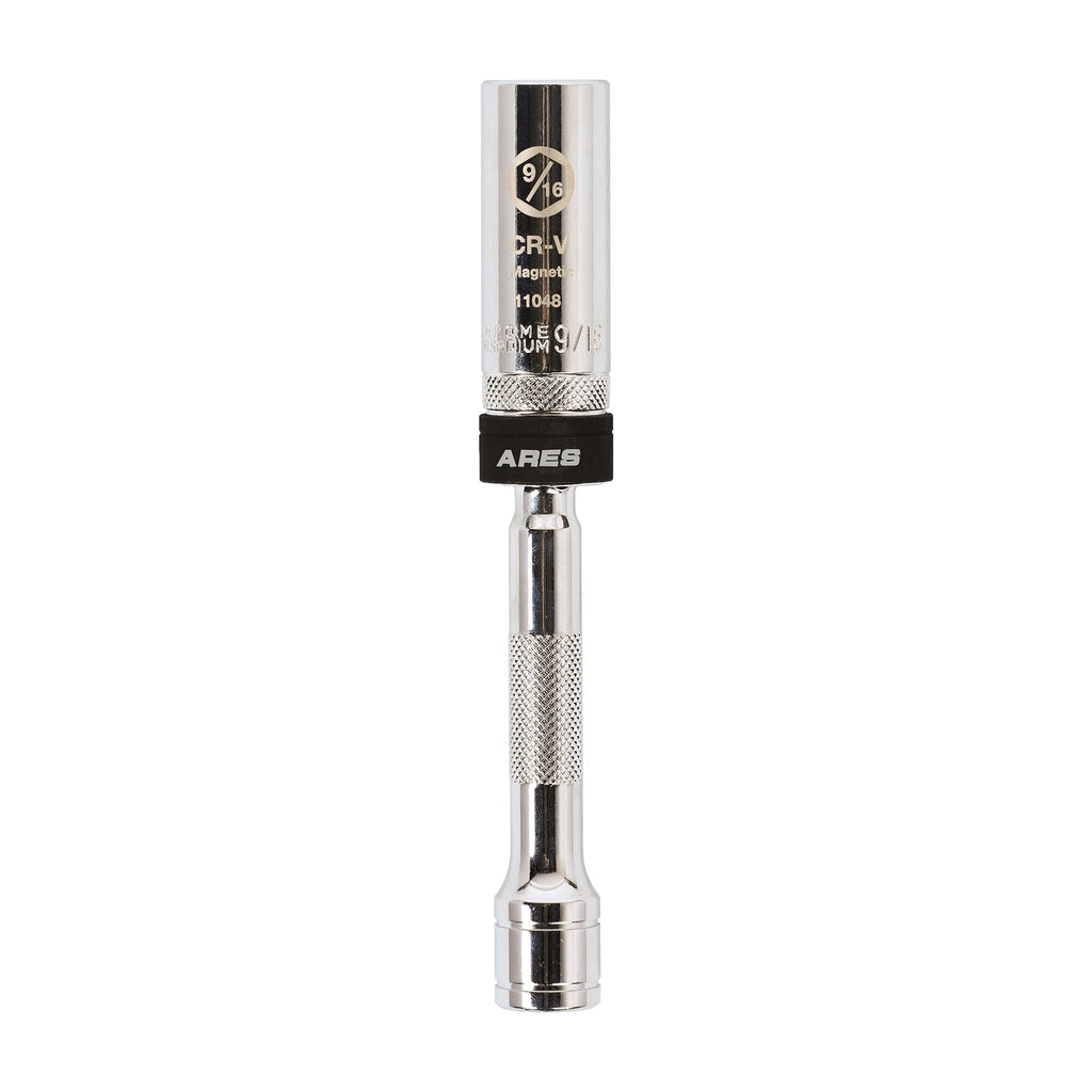 ARES 11048 - 3/8-Inch Drive by 9/16-Inch Magnetic Swivel Spark Plug Socket