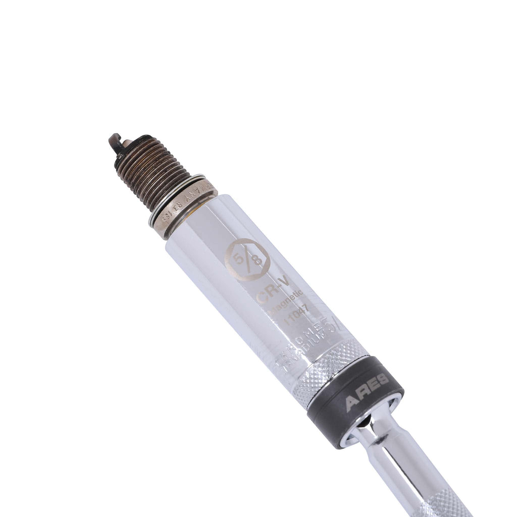 ARES 11050 - 3/8-Inch Drive by 5/8-Inch Magnetic Swivel Spark Plug Socket
