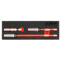 ARES 11053 - 3-Piece 3/8-Inch Drive Magnetic Swivel Spark Plug Socket Set with Thin Wall and Extensions