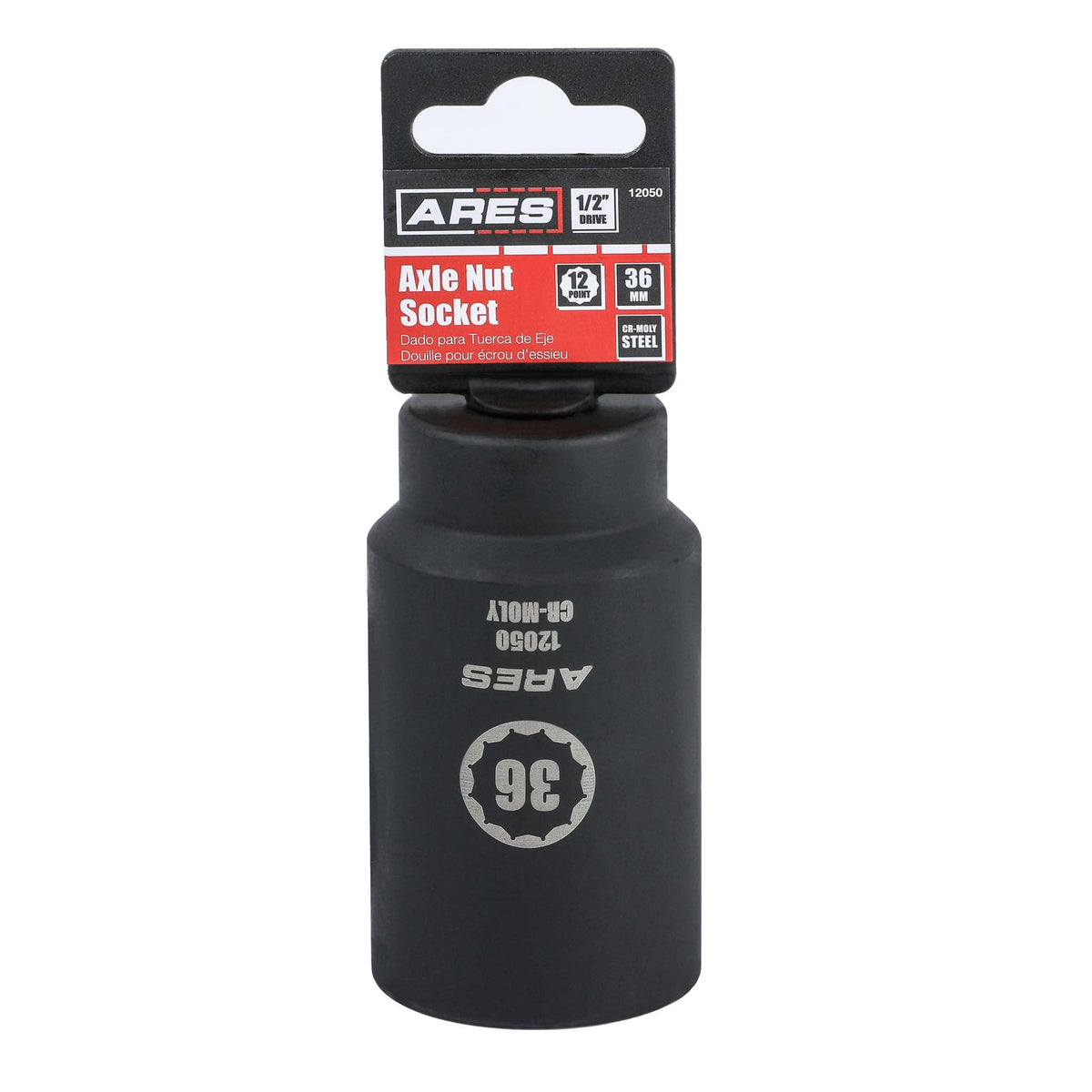 ARES 12050 - 36MM Axle Nut Socket (12 Point)