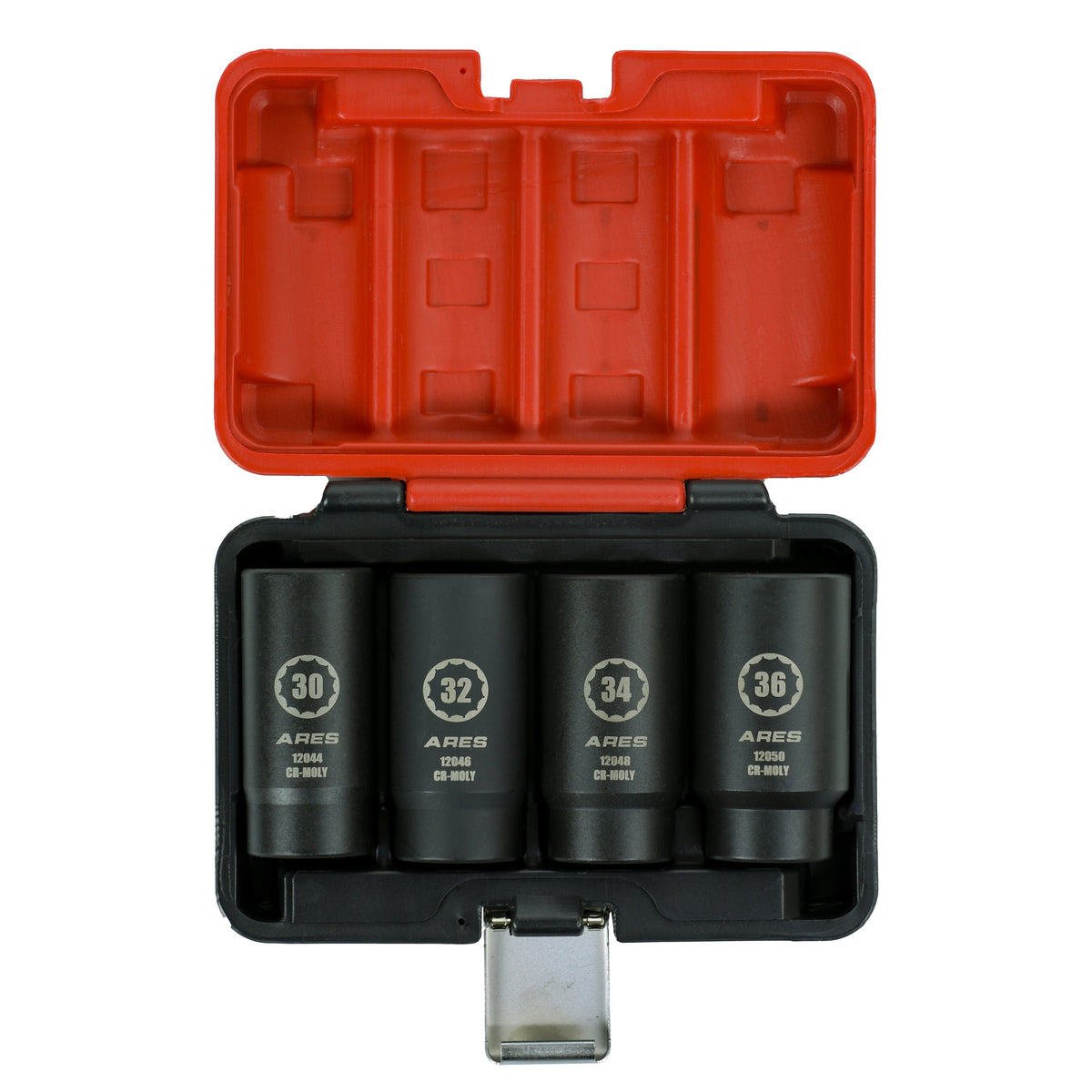 ARES 12062 - 4-Piece Axle Nut Socket Set (12 Point)