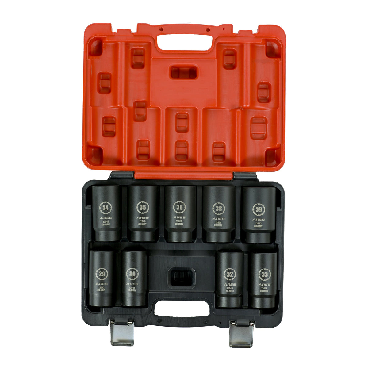 ARES 12066 - 9-Piece Axle Nut Socket Set (12 Point)