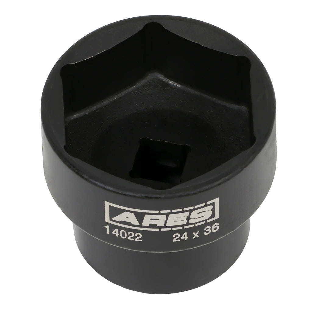 ARES 14022 - 2-in-1 Fuel Filter 24mm x 36mm Flip Socket