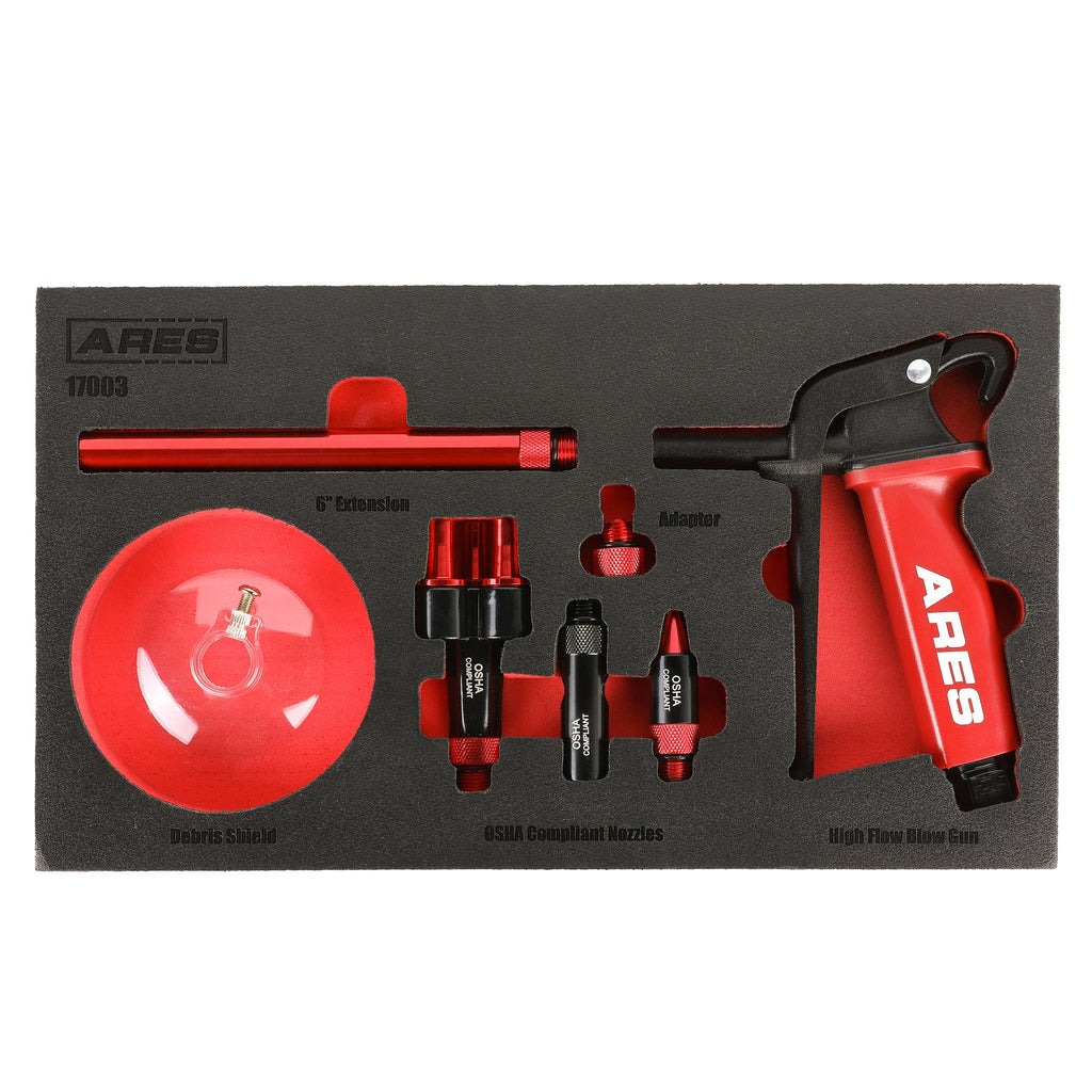 ARES 17003 - High Flow Air Blow Gun Master Set