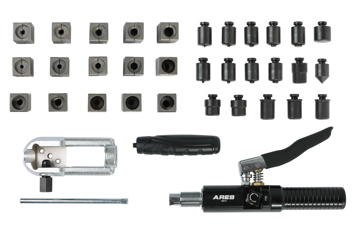 ARES 18010 - Universal Hydraulic Flaring Tool Set