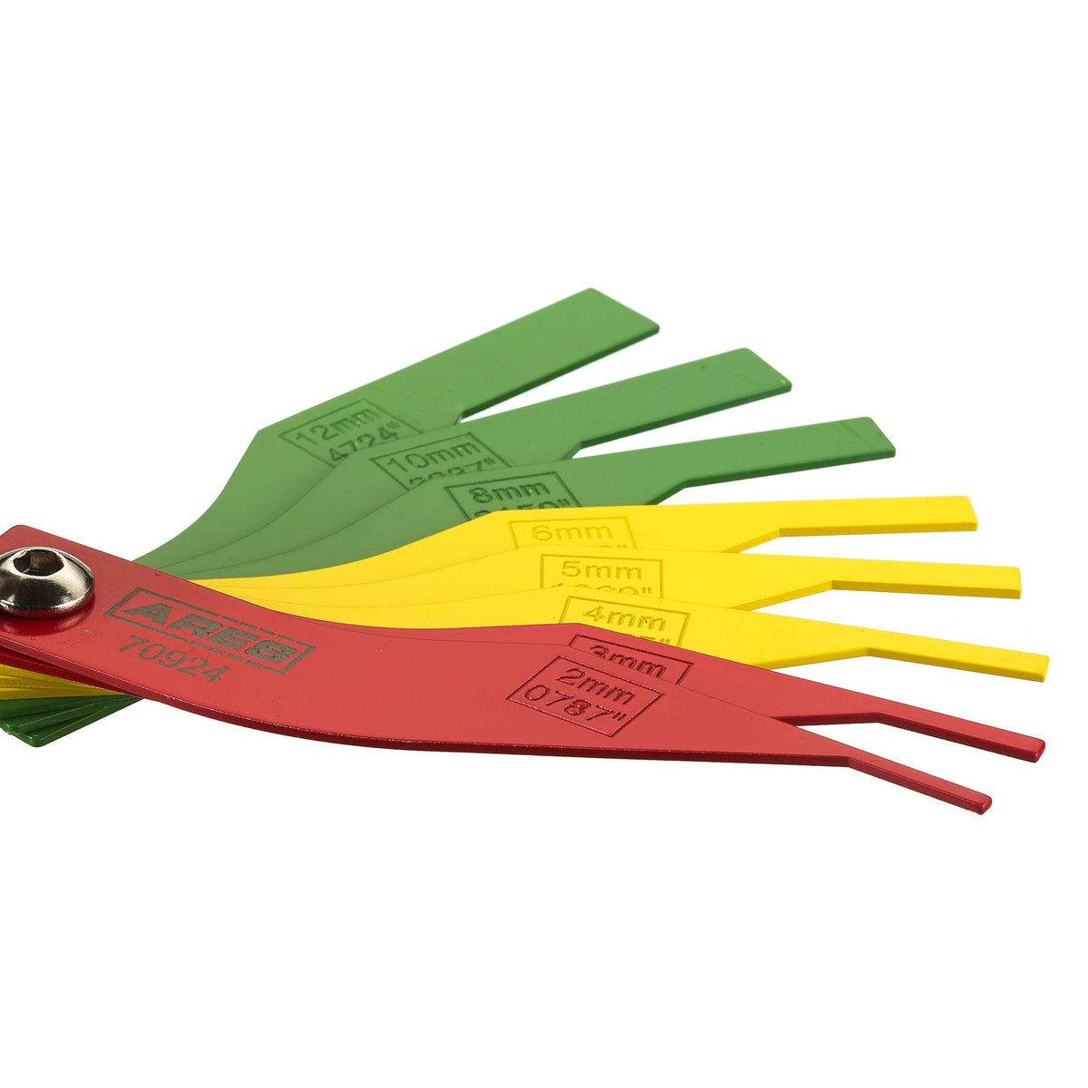 ARES 18064 - 8-Piece Metal Brake Gauge Tool Set