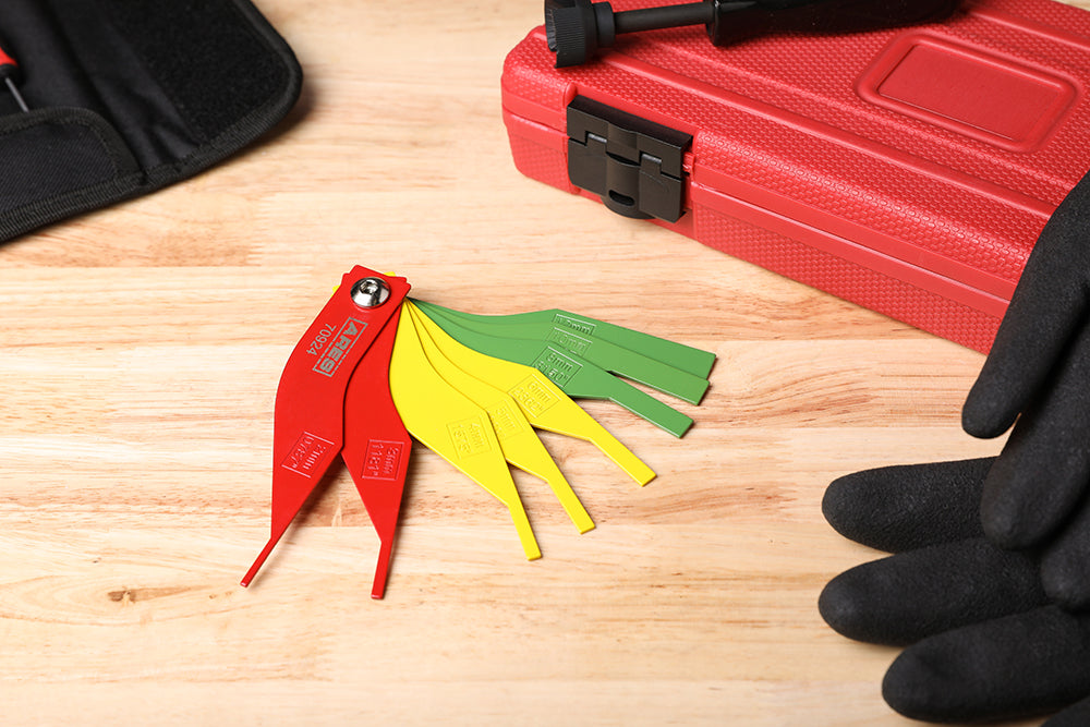 ARES 18064 - 8-Piece Metal Brake Gauge Tool Set