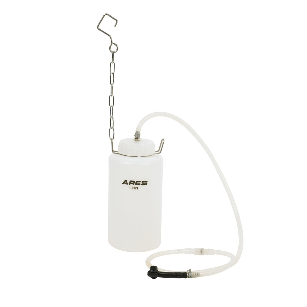 ARES 18071 - 1L Brake Bleeding Fluid Reservoir Bottle with Check Valve