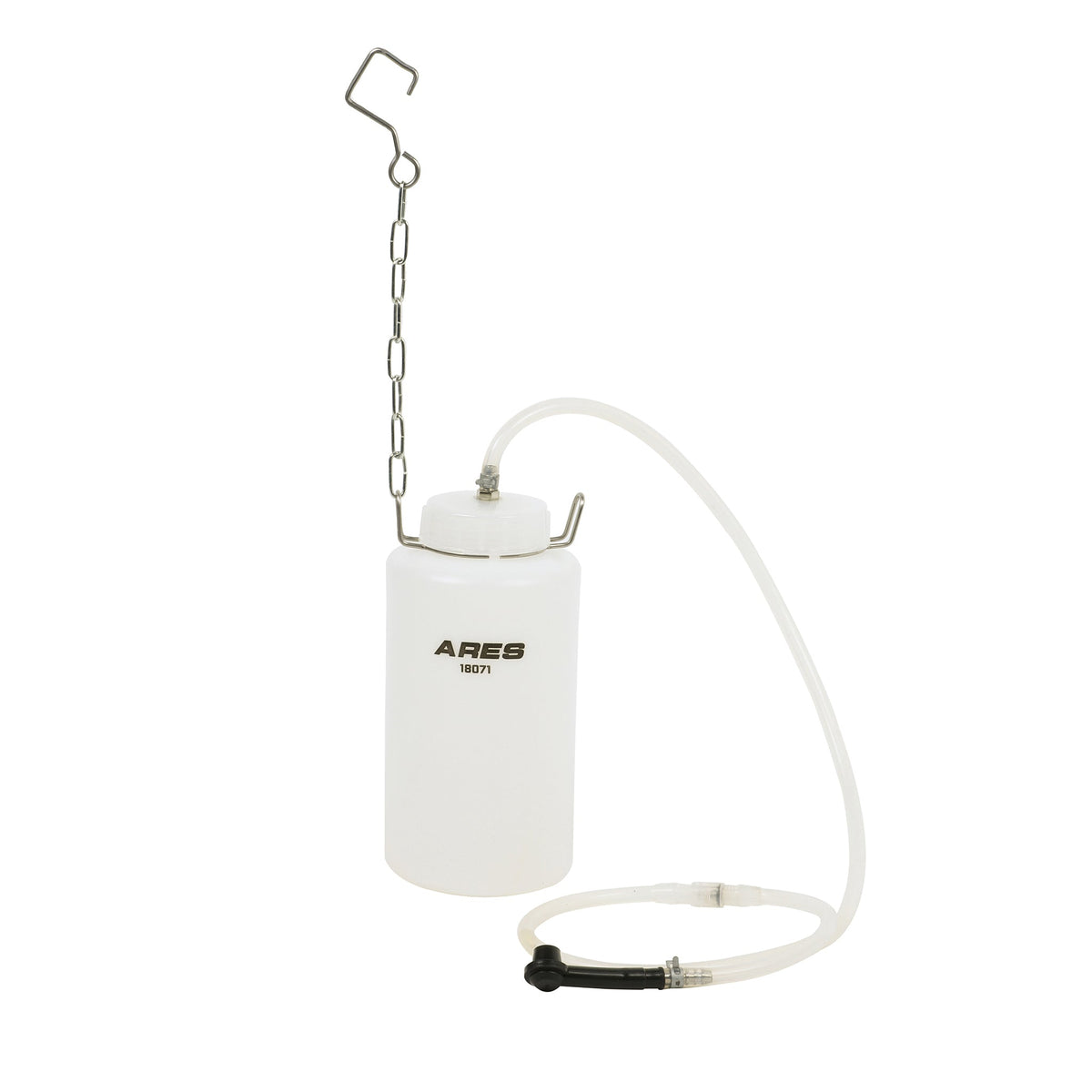 ARES 18071 - 1L Brake Bleeding Fluid Reservoir Bottle with Check Valve