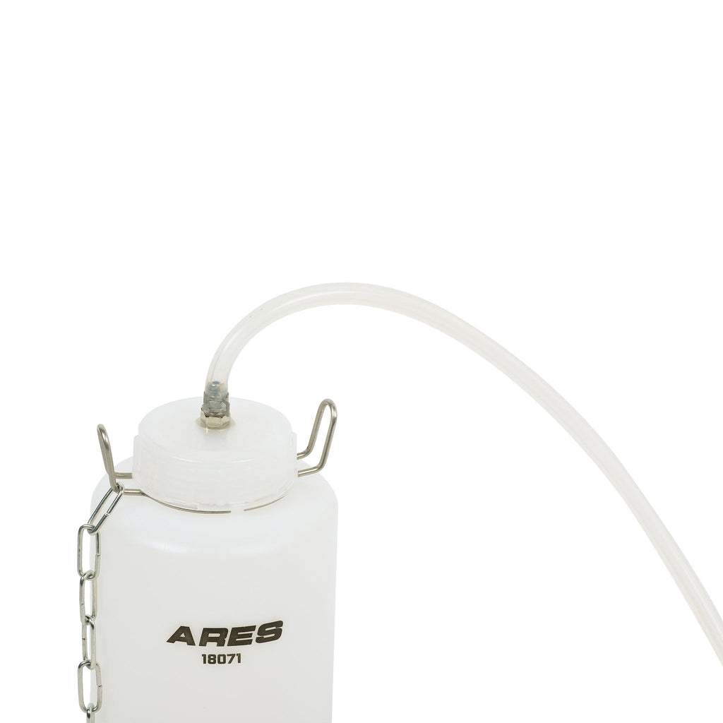 ARES 18071 - 1L Brake Bleeding Fluid Reservoir Bottle with Check Valve