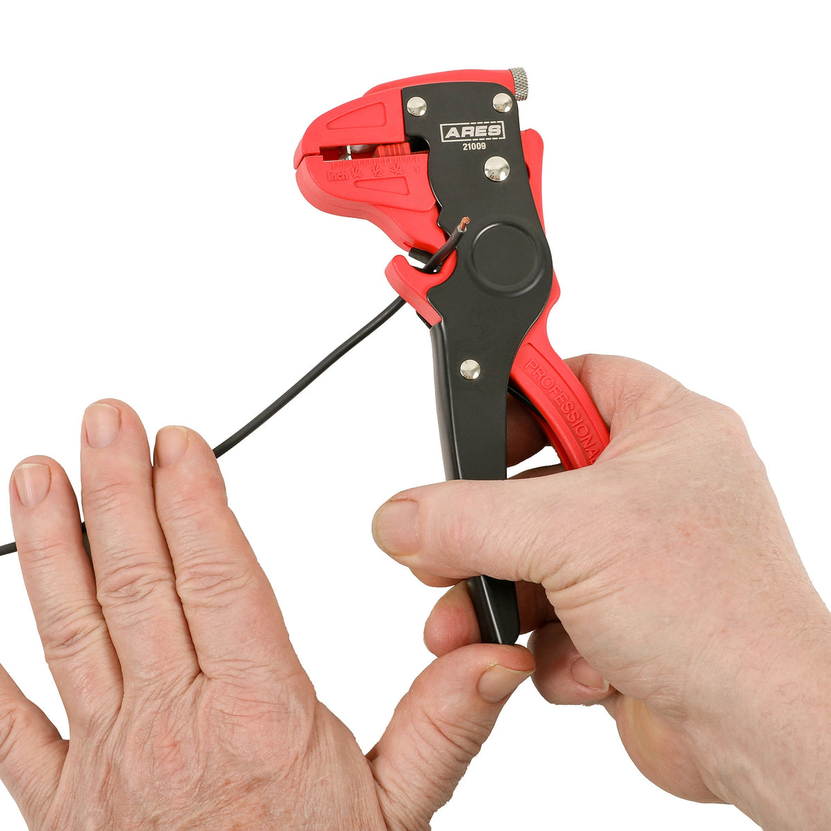 ARES 21009 - 2-in-1 Automatic Wire Stripper and Cutter