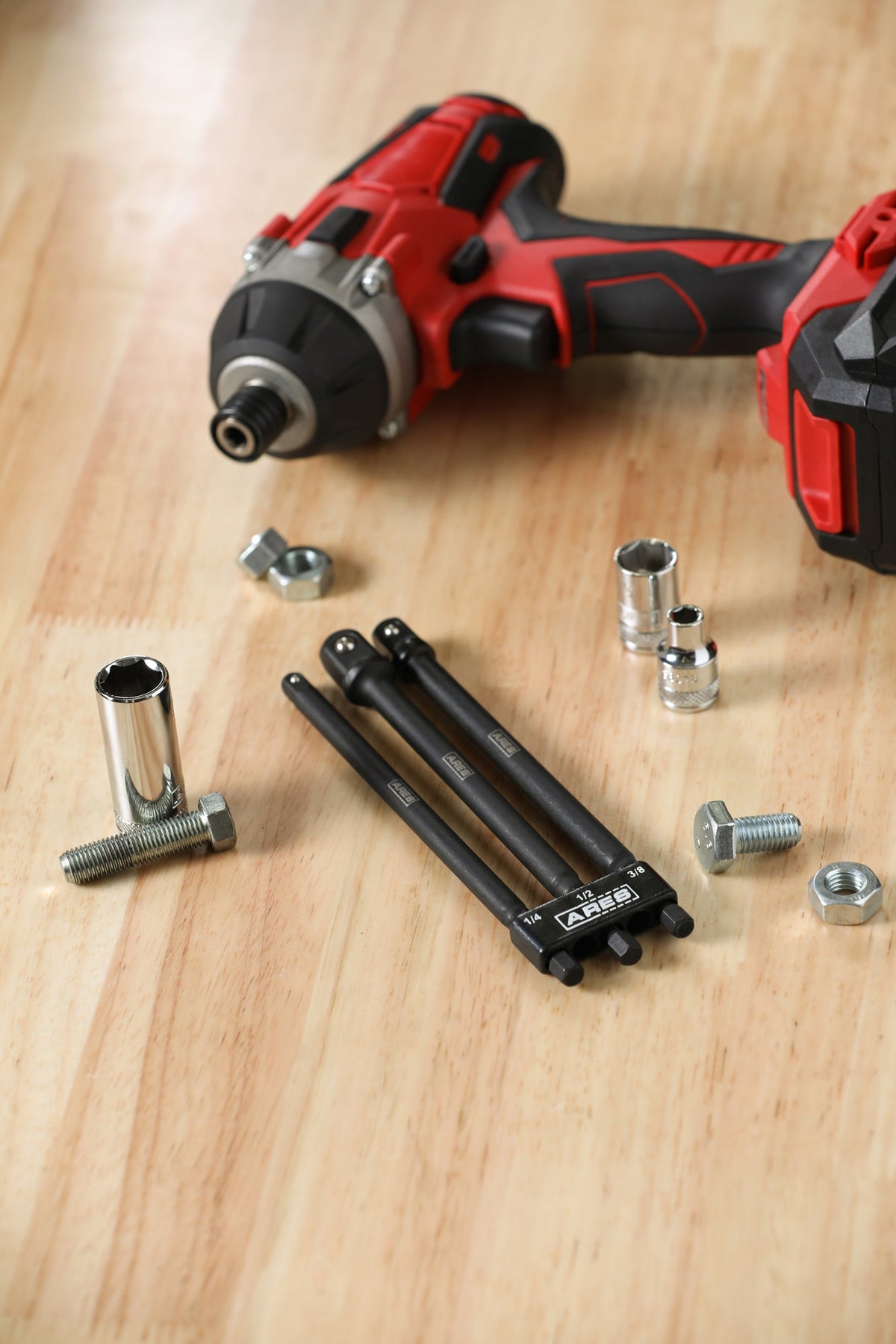 ARES 22023 - 6-Inch Impact Grade Socket Adapter Set