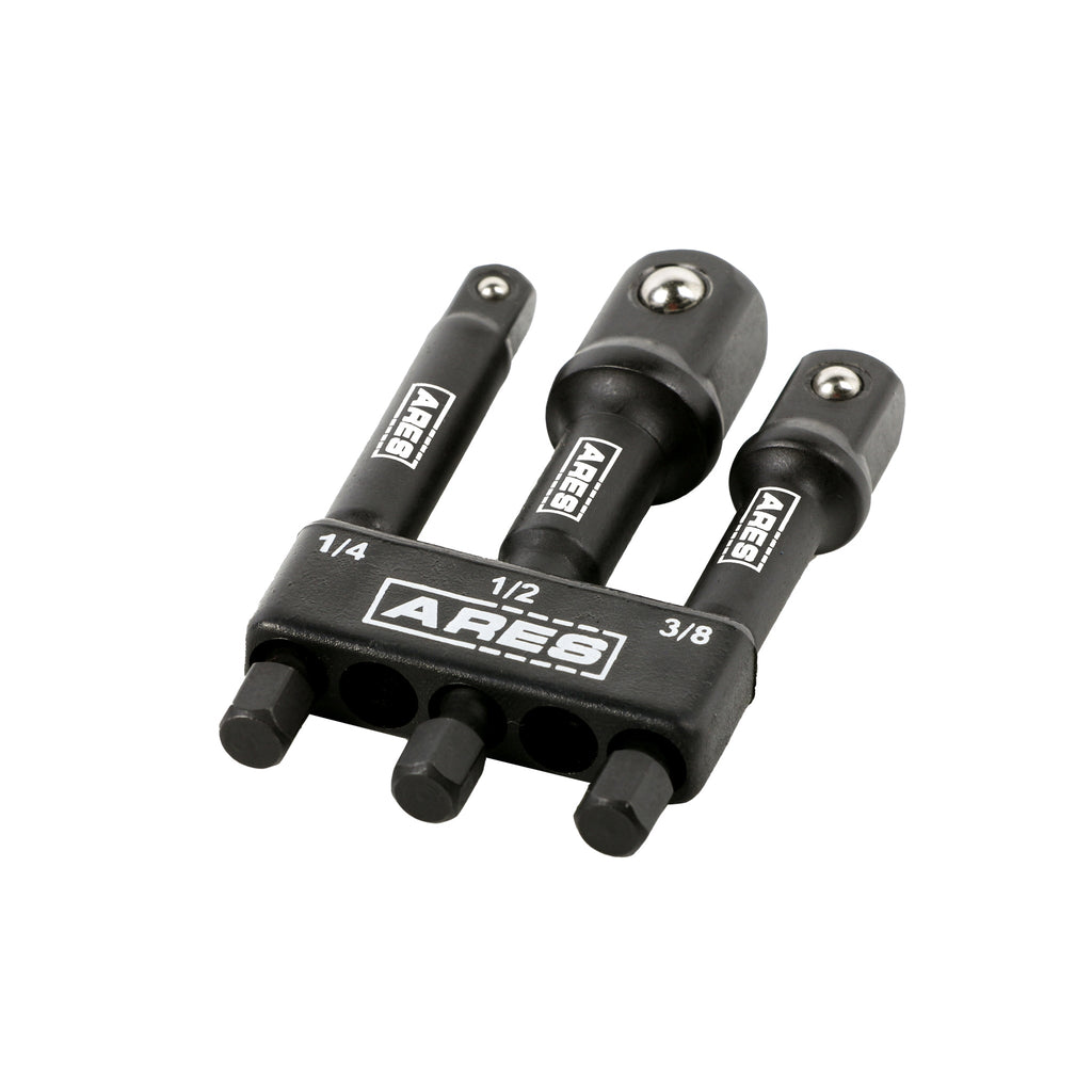 ARES 22025 - 6-Piece 3-Inch and 6-Inch Impact Grade Socket Adapter Set
