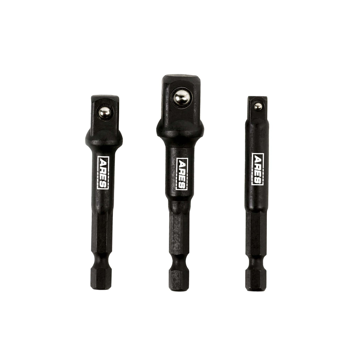 ARES 22048 - 2-Pack 3-Inch Impact Grade Socket Adapter Set