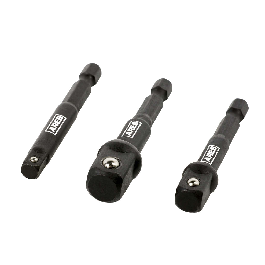 ARES 22048 - 2-Pack 3-Inch Impact Grade Socket Adapter Set