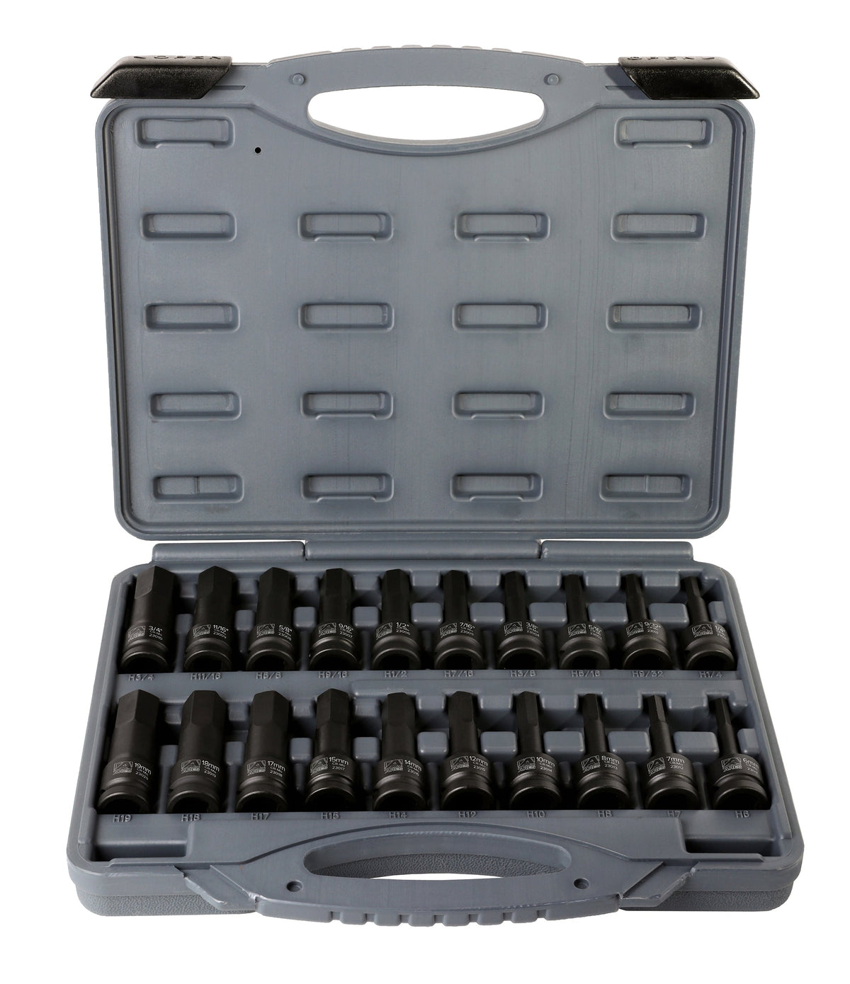 ARES 23000 - 20-Piece 1/2-Inch Drive Master Impact Hex Driver Set