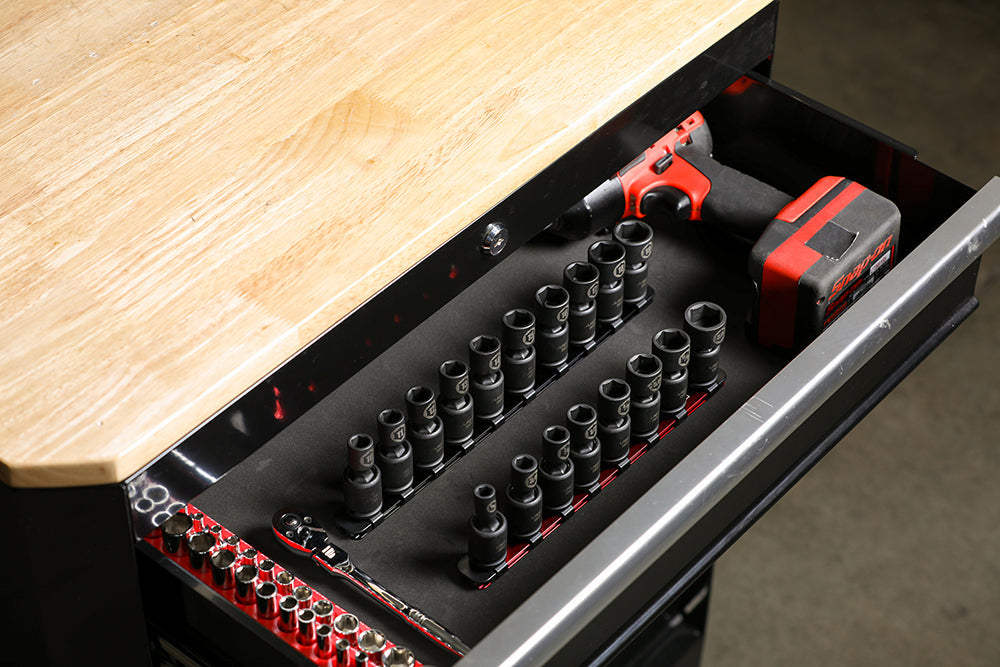 ARES 25159 - 8-Piece SAE Pinless Universal Swivel Impact Socket Set