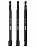ARES 27008 - 3-Piece 1/4-Inch Magnetic Impact 6-Inch Nut Driver Bit Set