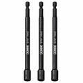 ARES 27009 - 3-Piece 5/16-Inch Magnetic Impact  6-Inch Nut Driver Bit Set