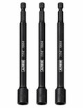 ARES 27010 - 3-Piece 7/16-Inch Magnetic Impact 6-Inch Nut Driver Bit Set