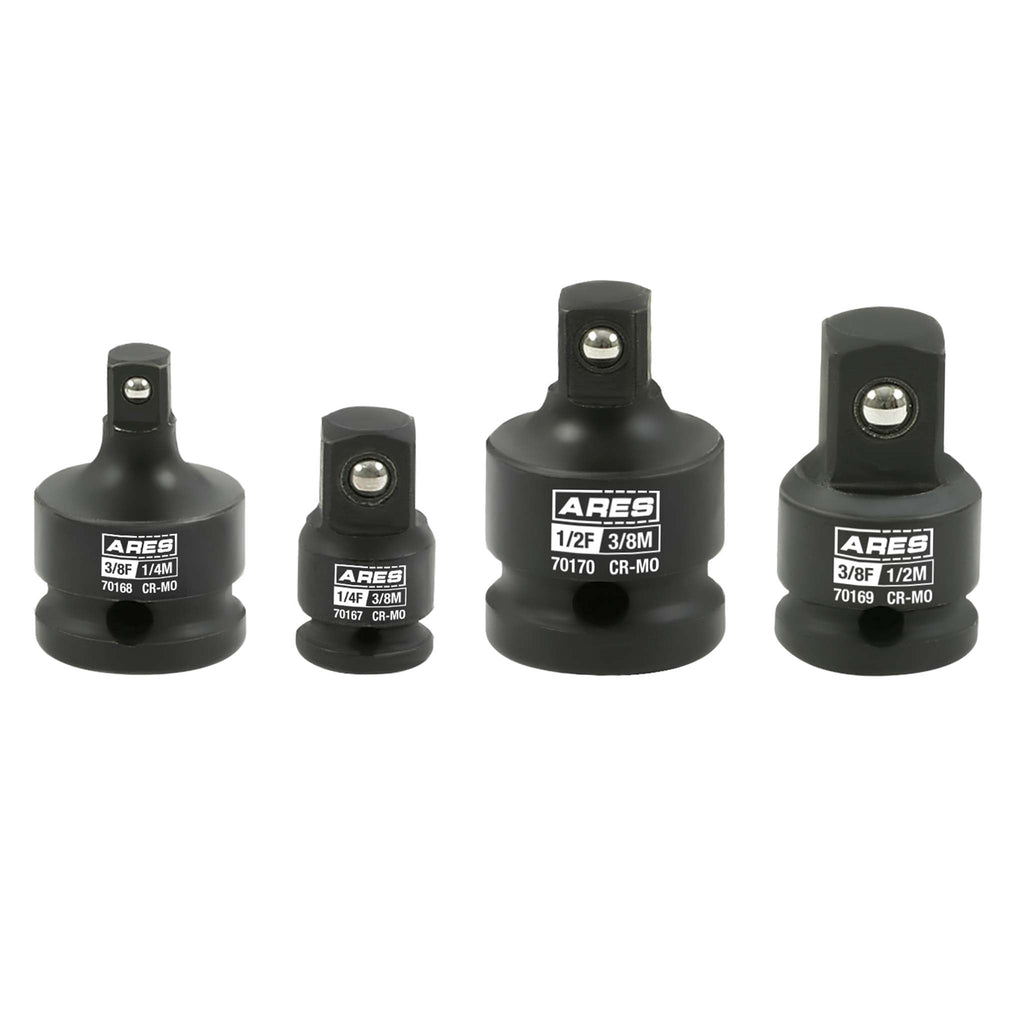 ARES 27067-2 - 7-Piece Impact U-Joint and Adapter/Reducer Set