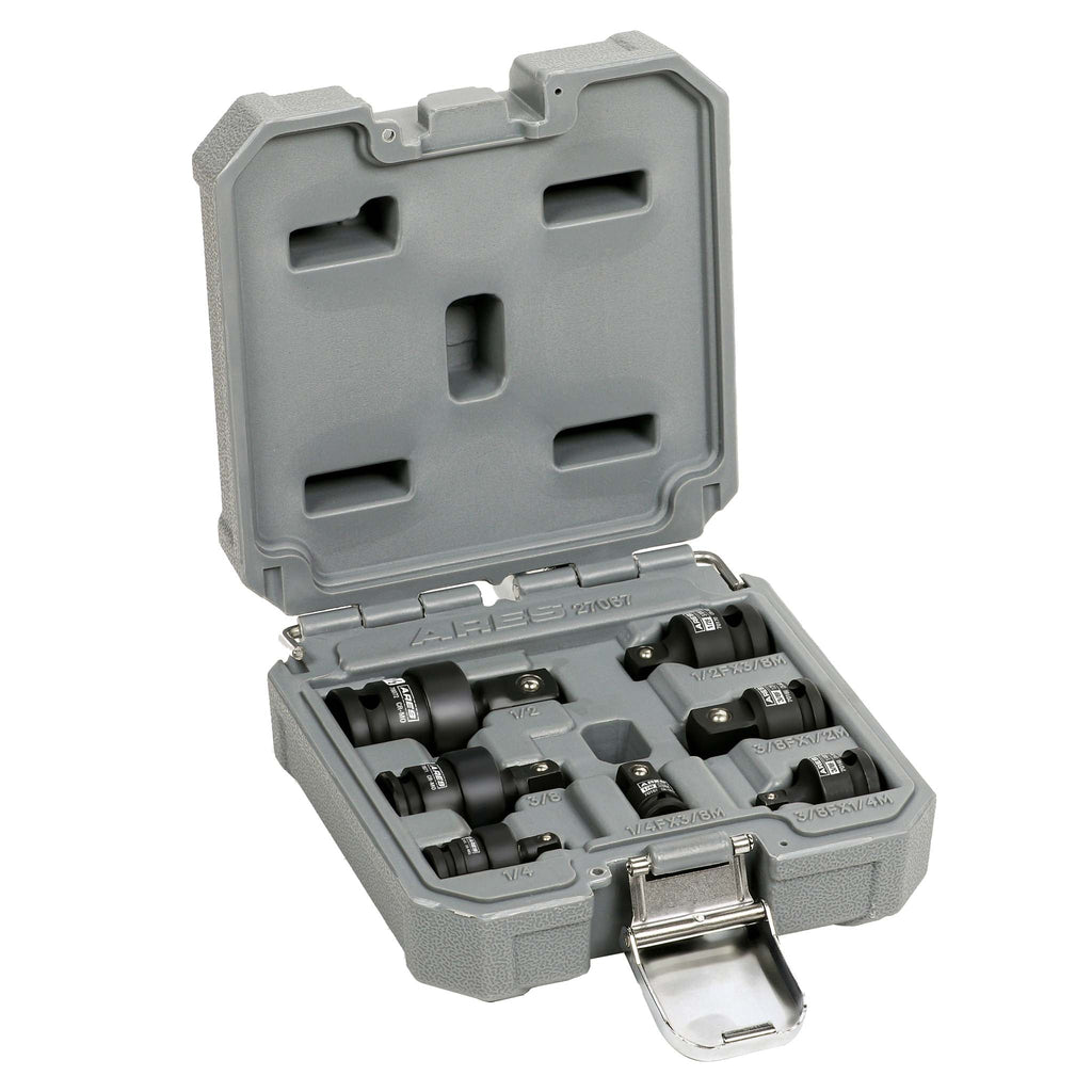 ARES 27067-2 - 7-Piece Impact U-Joint and Adapter/Reducer Set