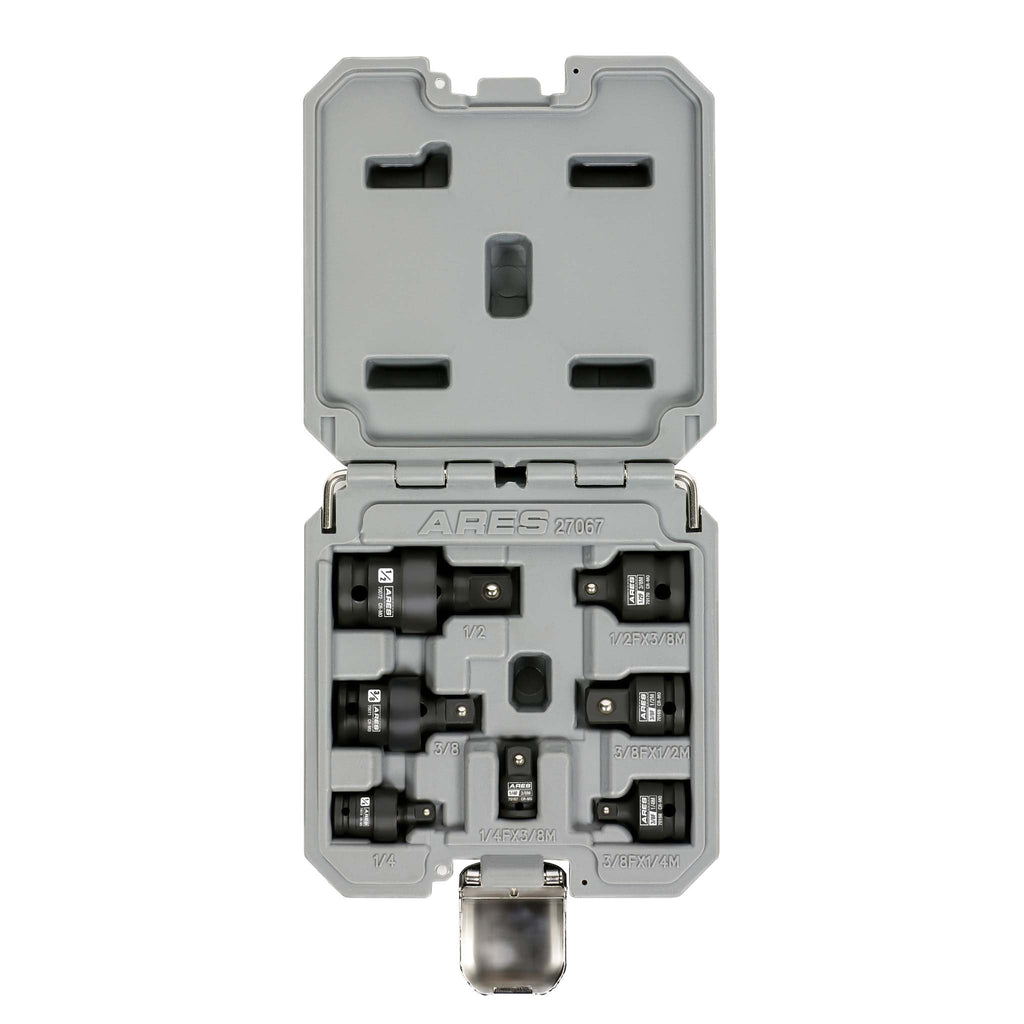 ARES 27067-2 - 7-Piece Impact U-Joint and Adapter/Reducer Set