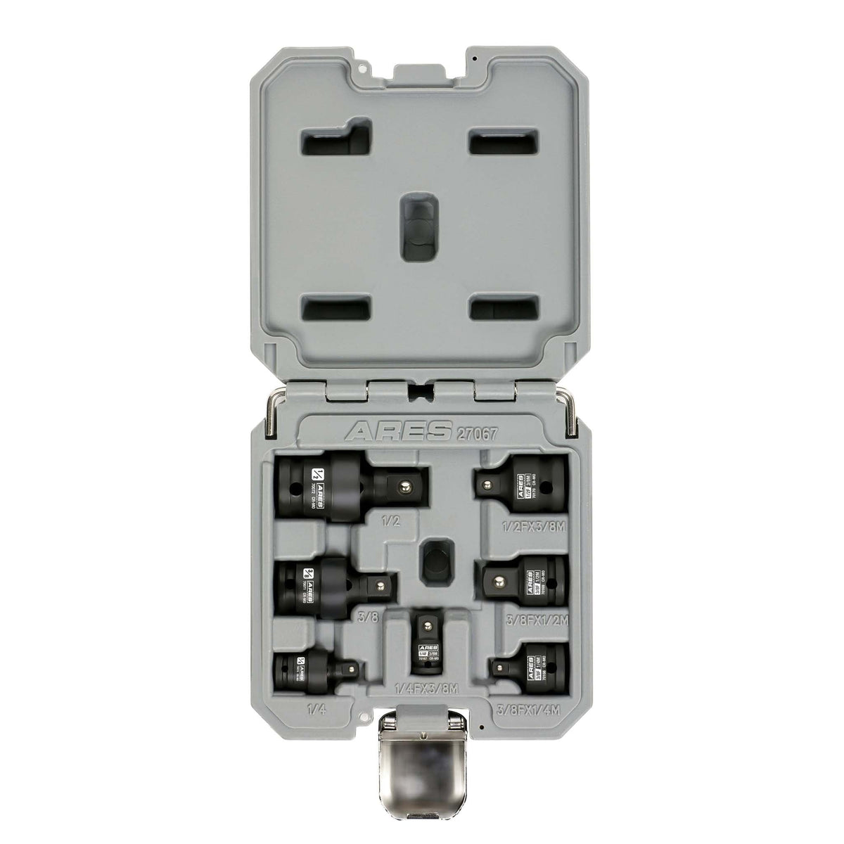 ARES 27067-2 - 7-Piece Impact U-Joint and Adapter/Reducer Set