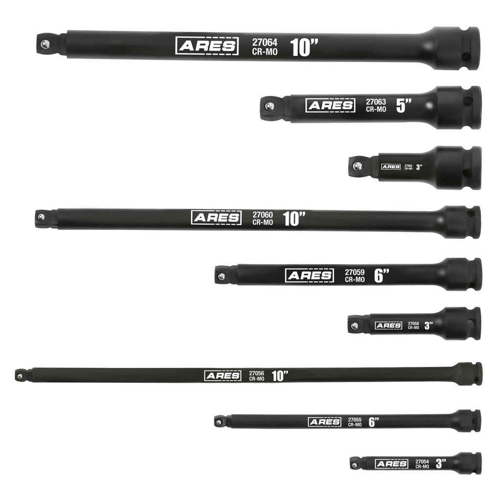 ARES 27071 - 19-Piece Impact Socket Accessories Set