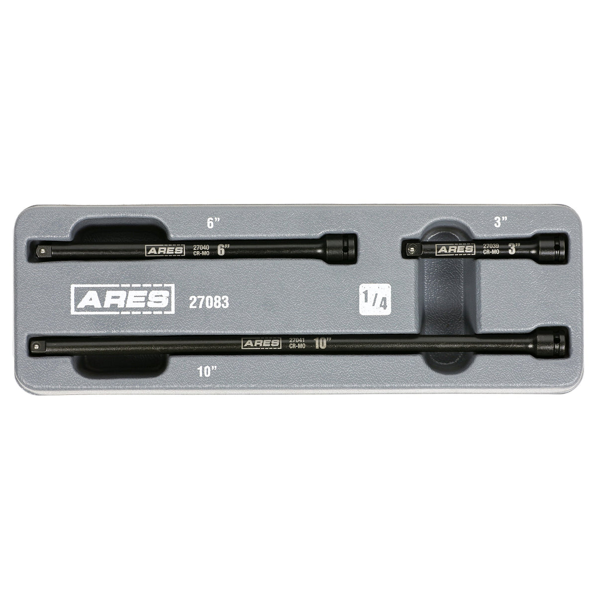 ARES 27083 - 3-Piece 1/4-Inch Drive Impact Extension Set