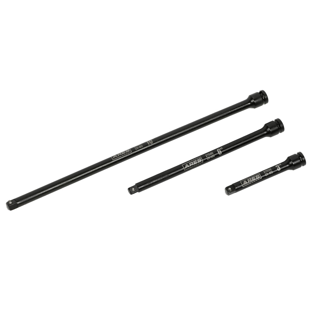 ARES 27083 - 3-Piece 1/4-Inch Drive Impact Extension Set