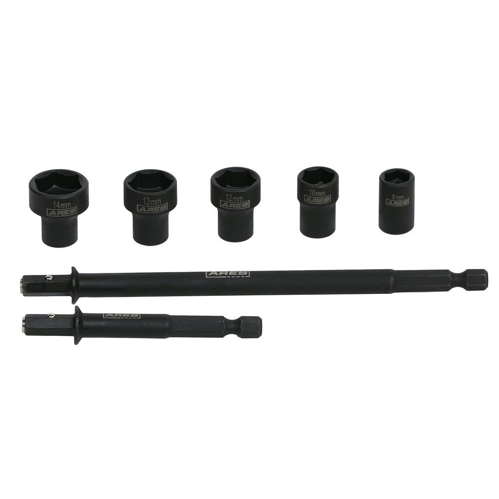 ARES 27087 - 7-Piece Master Metric Detachable Cleanable Nut Driver Set