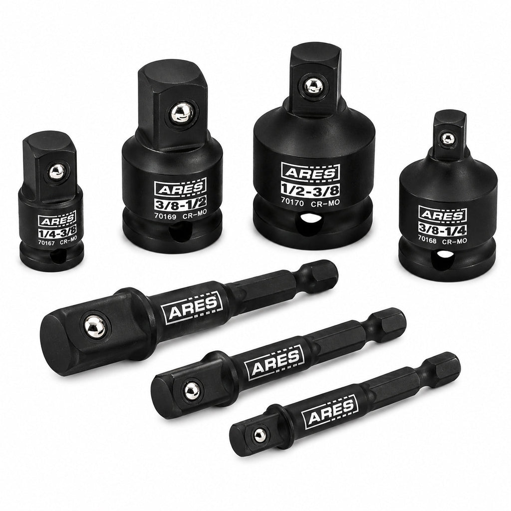ARES 28000 - Impact 3-Inch Extension and Socket Adapter Set