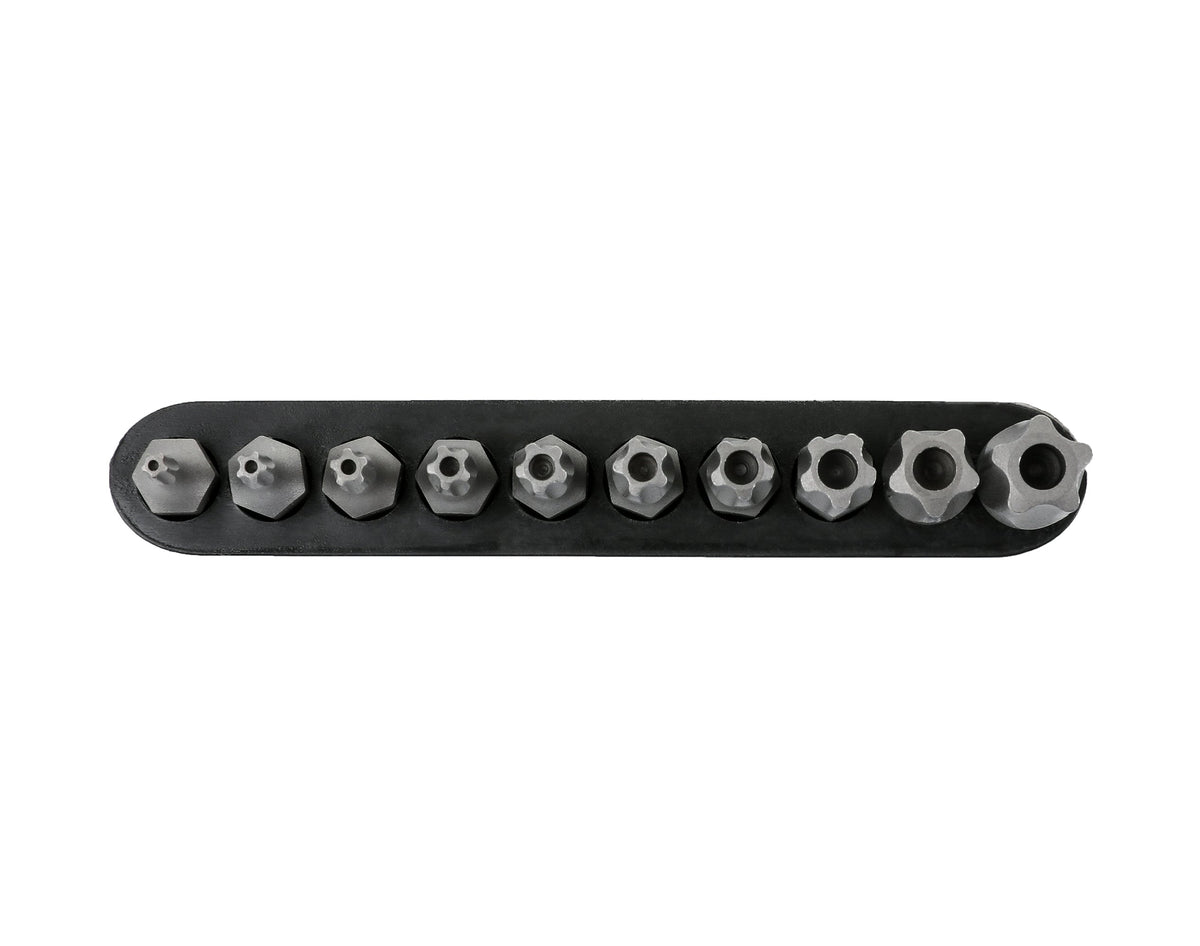 ARES 31004 - 10-Piece 5-Point Torx Plus Tamper Proof Security Bit Set